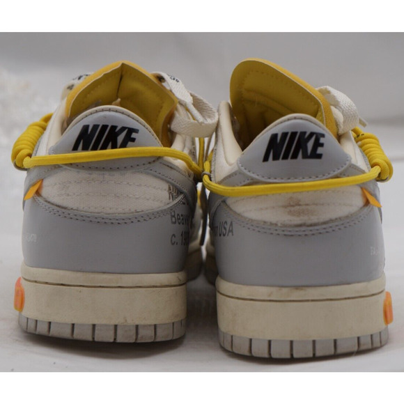 Size 10 - Nike Dunk Low x Off-White Lot 29 of 50 Sail/Neutral Gray - DM1602-103 main image 5